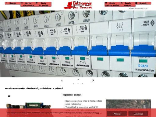 elektroservis, servis elektro, servis notebooků, elektroinstalace, elektrikář.