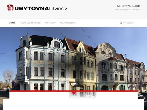 dostupné a čisté ubytování přímo v centru litvínova pro pracovní týmy, sportovce a nenáročnou klientelu. velmi dobrá dostupnost obchodů a restaurací
