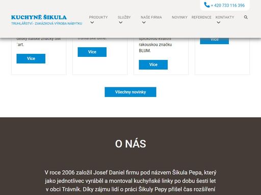vyrábíme na zakázku kuchyně, vestavěné skříně, postele, stoly a další nábytek na míru. zaměřujeme se na interiéry provozovny, designové kuchyně, vybavení kanceláří, ložnice i obývací pokoje.