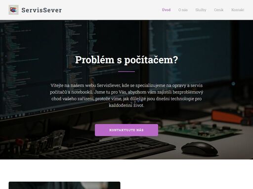 vítejte na našem webu servissever, kde se specializujeme na opravy a servis počítačů a notebooků. jsme tu pro vás, abychom vám zajistili bezproblémový chod vašeho zařízení, protože víme, jak důležité jsou dnešní technologie pro každodenní život.