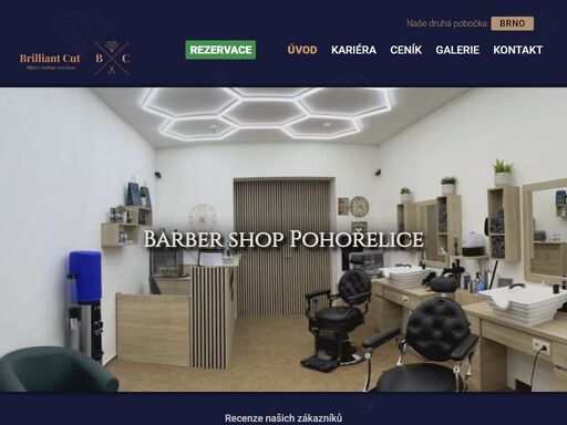 brilliant cut je barbershop pro všechny gentlemany, kteří si potrpí na precizní střih a oholení.
