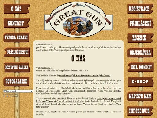 zbraně, výroba zbraní, westernové zbraně, pušky, pistole, divoký západ, western, pistolník, wild west naší stěžejní činností je výroba ostrých i cvičných westernových zbraní. za svůj světový věhlas vděčíme nejen výrobě špičkových westernových zbraní pro náročné uživatele, ale také speciální zakázkové výrobě zbraní dle požadavků zákazníka.