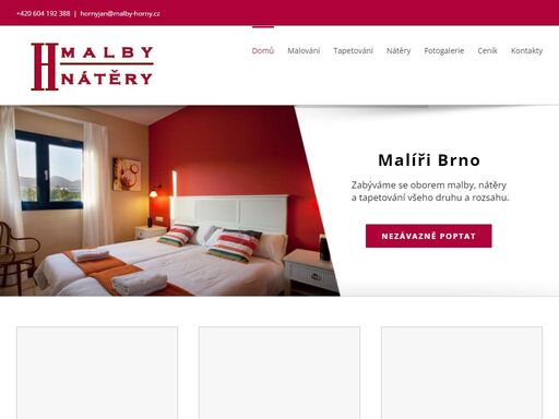 zabýváme se oborem malby, nátěry a tapetování všeho druhu a rozsahu.malíři pokojů brno a natěrači nabízí malířské práce i tapetování. zkuste malíře brno!