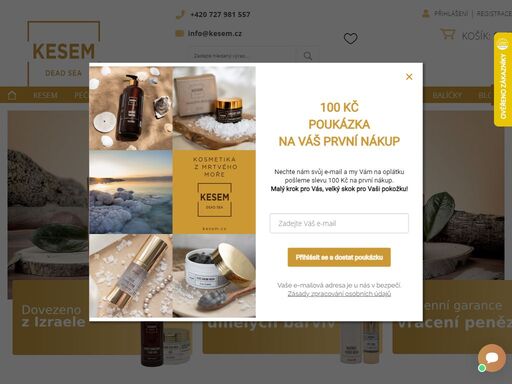 přírodní kosmetika z mrtvého moře. dovezeno přímo z izraele. obsahuje 24 minerálů. nabízíme pouze kvalitní produkty za skvělé ceny. vyberte si ještě dnes!