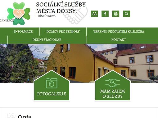 oficiální stránky sociální služby města doksy, příspěvková organizace