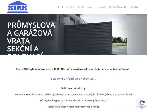 vyrábíme kvalitní průmyslová a garážová vrata, mříže a brány. montujeme kovové ploty včetně pohonů vrat a bran.