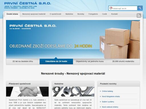 nabízíme prodej nerezové šrouby a nerezový spojovací materiál v pardubicích