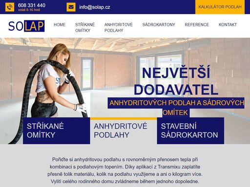 stavíte, nebo rekonstruujete dům a hledáte někoho na lití podlah, omítky nebo stavbu příček ze sádrokartonu? kontaktujte nás a o vše se postaráme.