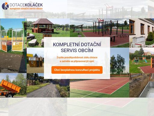 zajišťuji obcím dotace na klíč včetně organizace výběrových řízení. s dotacemi a veřejnými zakázkami mám mnoholeté zkušenosti, z kterých můžete při spolupráci s mnou benefitovat také. čerpejte dotace na sportovní hřiště, fotovoltaiky, rekonstrukce veřejných budov atd.