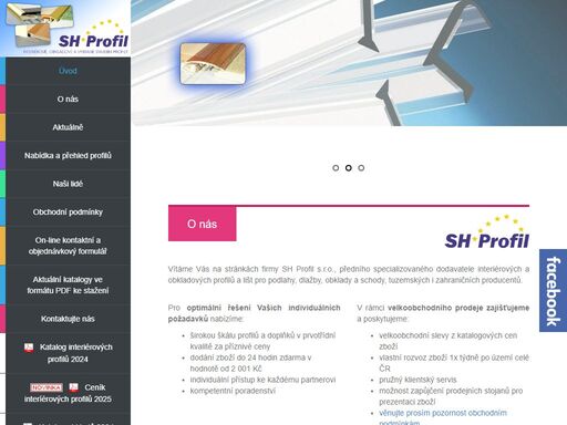 přední specializovaný dodavatel interiérových a obkladových profilů a lišt pro podlahy, dlažby, obklady a schody