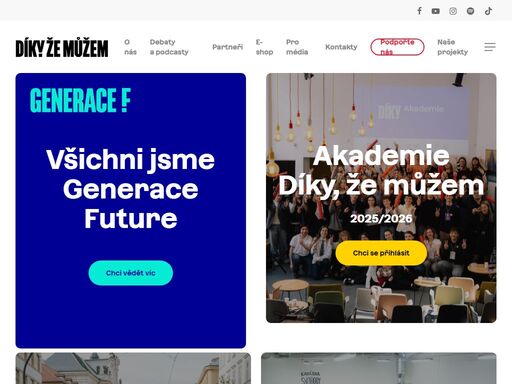 jsme spolek mladých lidí, kteří chtějí měnit svět kolem sebe. zasazujeme se o to, aby si mladá generace uvědomovala důležitost svobody a demokracie a nebála se využít svůj hlas. poukazujeme na historické události v kontextu dnešní doby a upozorňujeme na aktuální témata.