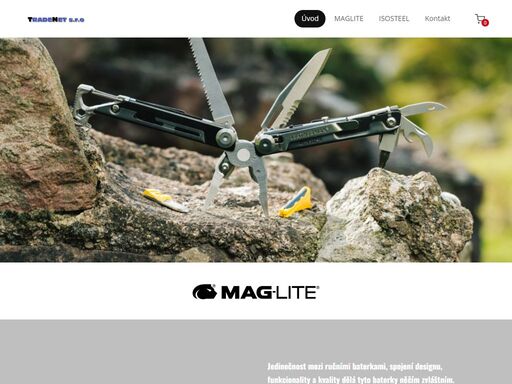 prodej kvalitního vybavení pro outdoor, ale i dílnu a další každodenní použití. výrobky značek isosteel maglite leatherman.