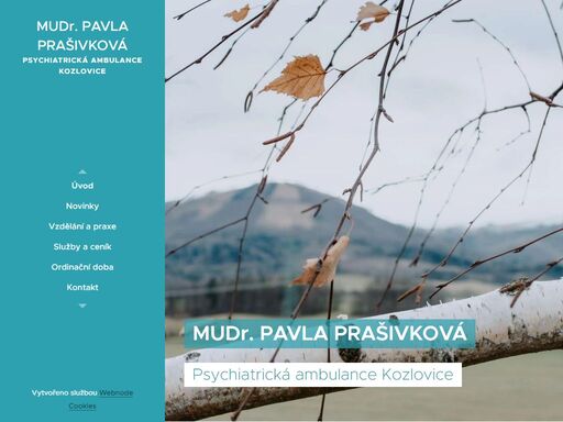 psychiatrie kozlovice je ambulantní zařízení poskytující komplexní psychiatrickou péči pro dospělé pacienty od 18 let věku se zaměřením na individuální přístup s přesahem do psychoterapeutické roviny díky absolvovanému výcviku v gestalt psychoterapii.