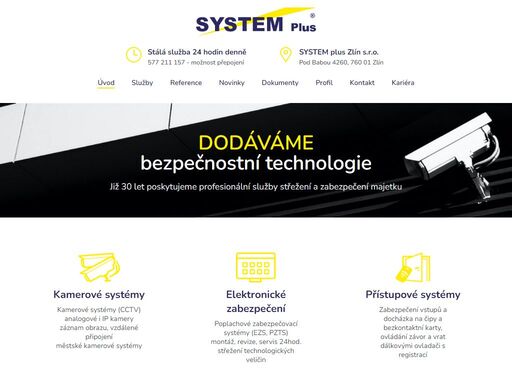 dodavatel bezpečnostních technologií.