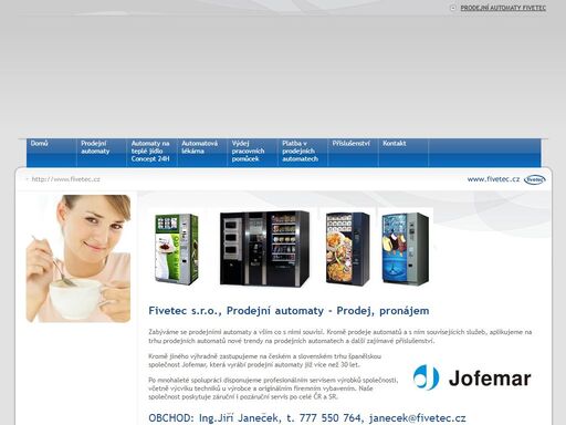 prodejní automaty fivetec