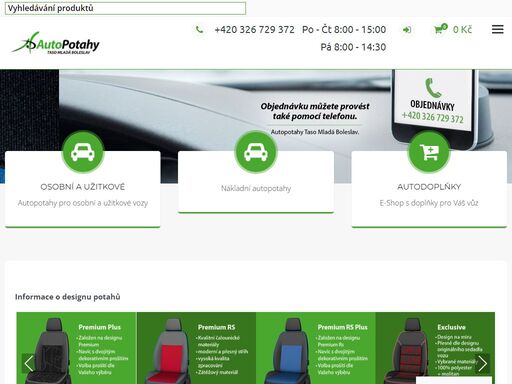 dejte na preciznost a kvalitu autopotahů vyrobených přímo na míru a dle parametrů vašeho vozu. kupte si autopotahy přímo od českého výrobce s dlouholetou tradicí!