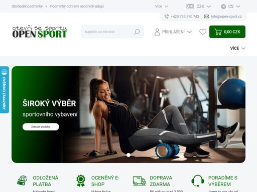 internetový prodej sportovních potřeb, oblečení a obuvi. nabízíme vybavení pro outdoor, camping, cyklistiku, fitness, posilování, bojové sporty, tenis, sqaush, in-line a dalších.