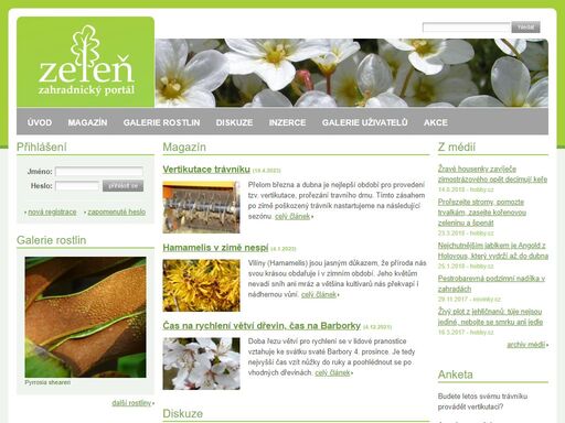 zelen.cz zahradnicky portal 