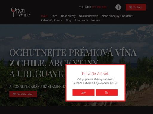 openwine olomouc ? výhradní dovozce prémiových vín z chile a dalších oblastí jižní ameriky ? vyzkoušet můžete také evropská vína.