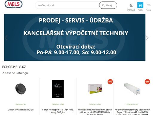 eshop firmy mels s.r.o.