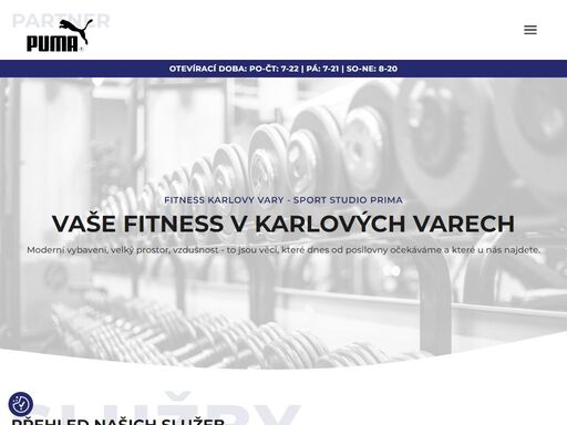 fitness centrum sport studio prima v karlových varech. zlepšete svou kondici v našem moderním fitness centru. navštivte nás ještě dnes!
