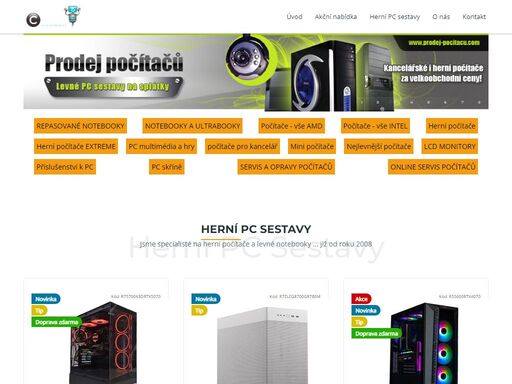 herní pc a herní počítače od compíku. jsme specialisté na herní pc sestavy. levné počítače a herní pc, již 10 let na trhu