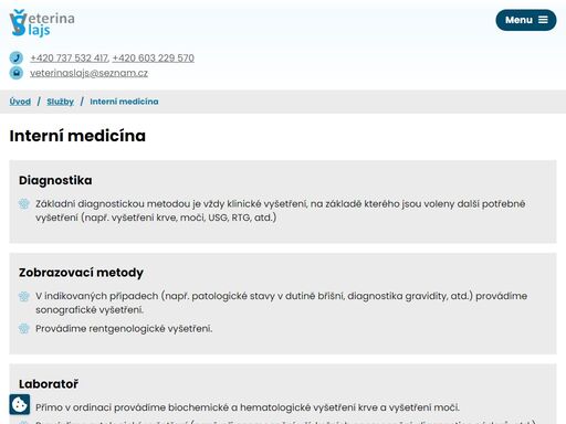 poskytuje veterinární péči v horšovském týně a v poběžovicích. zaměřujeme se na medicínu psů, koček, králíků, morčat a dalších drobných savců. zjistěte více.
