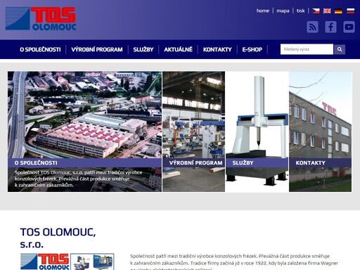 výrobce horizontálních frézovacích a vyrtávacích strojů a obráběcích center