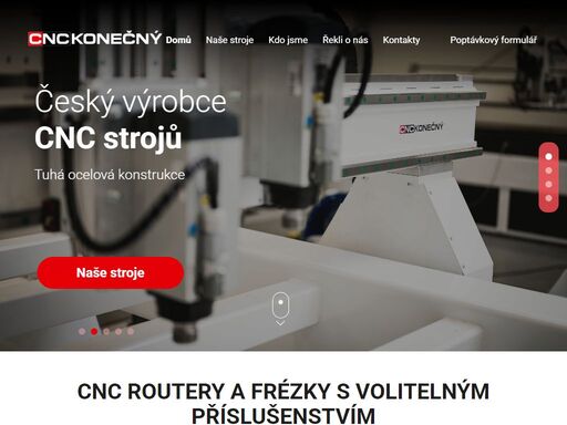 hledáte robustní a spolehlivý cnc router, frézku, řezací plotr či cnc stroj na míru? stroje pro vás od základu vyrábíme na naší hale v boršicích. 