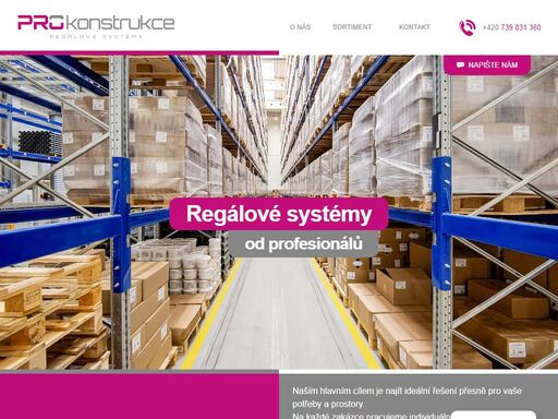 společnost prokonstrukce se specializuje na komplexní realizaci regálových, skladovacích a úložných systémů, které optimalizují skladové hospodářství pro širokou škálu prostor – od skladů, spisoven a archivů až po depozitáře, výrobní haly, dílny a specializované zdravotnické regály. naše nabídka zahrnuje i regály pro venkovní použití, které jsou vybaveny střechami, boky či předními kryty pro maximální ochranu.