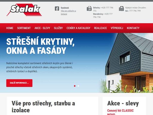 vzorová instalace www stránek