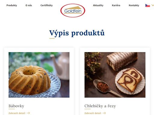 s více než 80 letou tradicí pekařské výroby je goldfein s.r.o. váš výrobce jemných pekařských výrobků, pardubického perníku, tyčinek flint a spousty dalších pochutin.