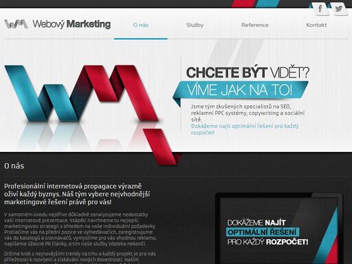 internetový marketing je nejdůležitější formou propagace. s ohledem na vaše individuální požadavky pro vás navrhneme nejlepší marketingovou strategii.