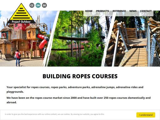 since 2000, we have built over 250 rope centers and parks in central and eastern europe. take a look at our range of products and services.