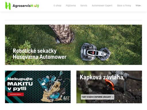 více než 25 let jsme autorizovanými prodejci, servisem a půjčovnou strojů pro les a zahradu od předních světových výrobců.