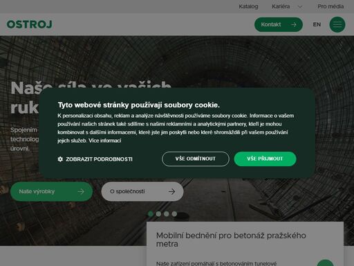 ostroj je česká společnost s dlouholetou tradicí vývoje a výroby důlních strojů, dopravníkových linek a dalších zařízení pro práci v těch nejextrémnějších podmínkách. spojením tradičního know-how a moderních technologií dodáváme projekty do celého světa téměř 80 let. 