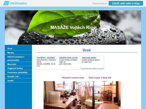 masáže dolní lutyně-relaxační služby vojtěch rigó
