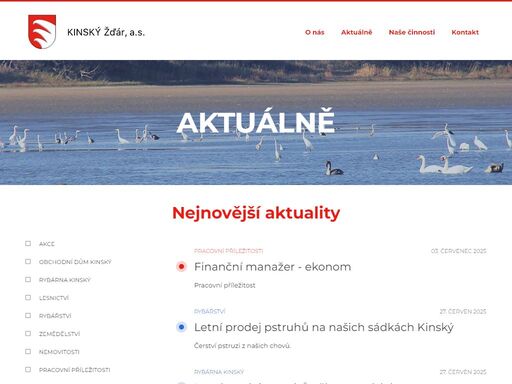 nahlédněte do činností nejznámějšího šlechtického rodu v okolí žďáru nad sázavou. lesnictví, rybářství, zemědělství, obchodní dům, rybárna kinský, správa nemovitostí