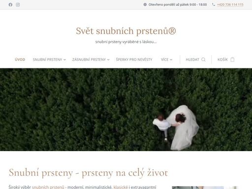 široká nabídka jedinečných snubních prstenů a zásnubních prstenů. svět snubních prstenů vám nabízí snubní prsteny a zásnubní prsteny ve všech barvách zlata. kolekce snů.