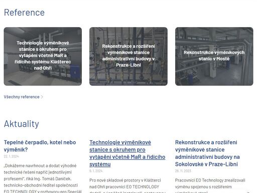 eo technology - stabilní a spolehlivý partner pro dodávky technologických zařízení a služby v energetice
