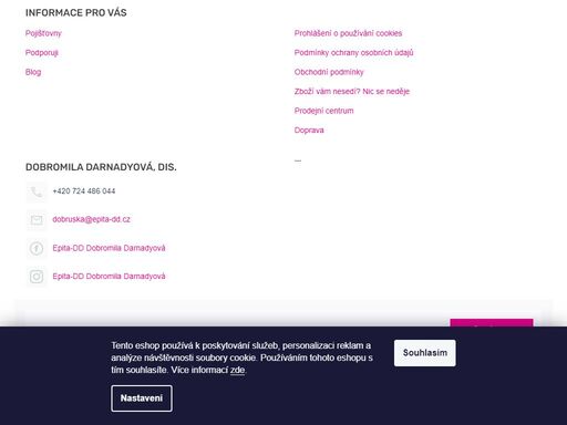 prodejna a e-shop pro ženy po ablaci prsu s širokou nabídkou prsních epitéz, pooperačních epitéz, protetických podprsenek, plavek, paruk, čepiček a turbanů.