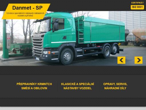 danmet sp - výrobce speciálních celohliníkových nástaveb nákladních vozidel a přívěsů