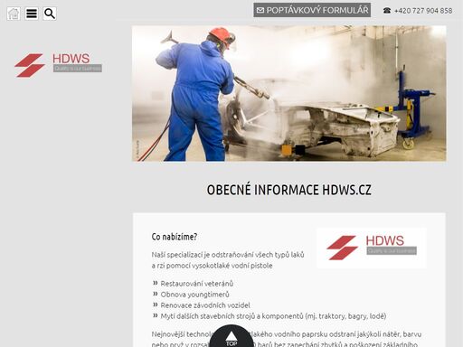 obecné informace hdws.cz