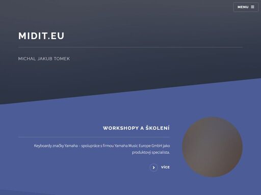 úvodní stránka midit.eu