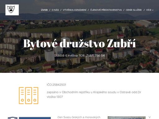 zapsáno v obchodním rejstříku u krajského soudu v ostravě odd.dr vložka 1307