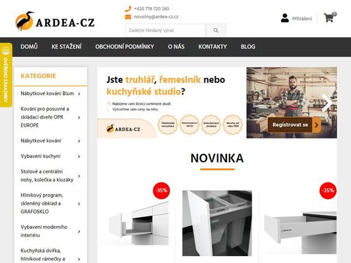 nadstandartní servis a široká a přehledná nabídka zboží.