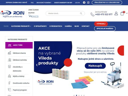 čisticí a ochranné prostředky - zásobte se čisticími prostředky a vybavením pro hotely a podniky ještě dnes na roin. vyberte si z široké nabídky příslušenství a produktů pro domácnosti a hotely na roin.sk.