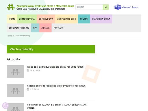 základní škola, praktická škola a mateřská škola, česká lípa, moskevská 679, příspěvková organizace