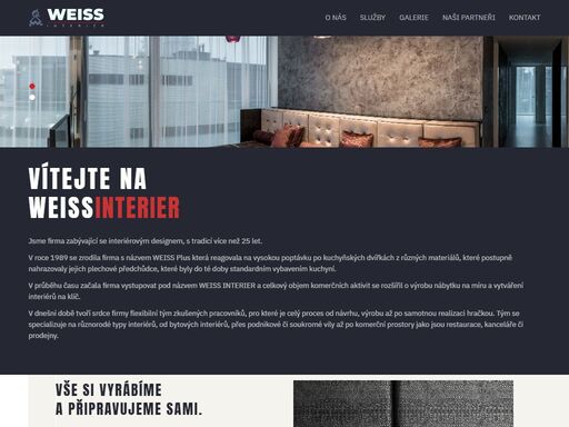jsme firma zabývající se interiérovým designem, s tradicí více než 25 let.