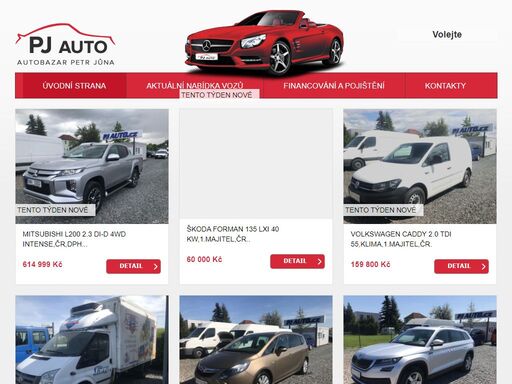 autobazar petr jůna s bohatou nabídkou prověřených ojetých vozů.